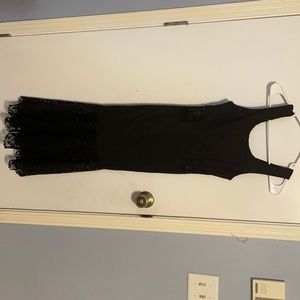Black formal dress